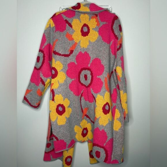 Dani & Davi Happy Flower Cardigan and Sweater pants Set - Picture 4 of 8